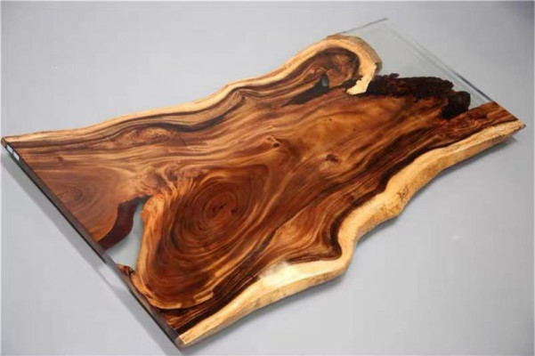 Epoxiharsen Eettafel River Table Echt hout Massief Tafels 200x90