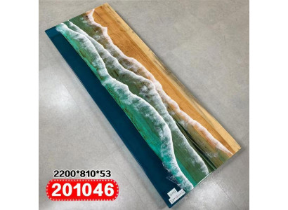Eettafel Ontwerp Tafel Moderne Tafels Zee Oceaan Rivier Epoxyhars