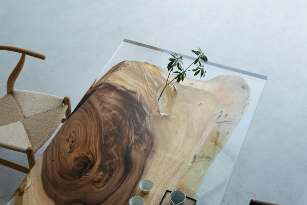 Eettafel Zee Water Rivier Echt hout Riviertafel 180x90 Tafels