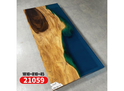 Eettafel Zee Water Rivier Echt hout Riviertafel 181x81cm Tafels