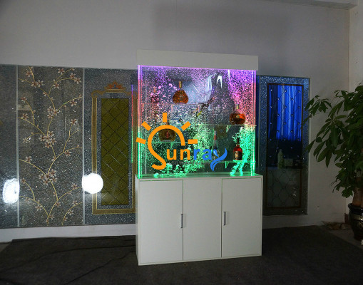 Wasser - Water Wand - Muur Wall - Muur Säule - Pilaar Unterschrank - Onderkast Trennwand - Scheidingswand Regal - Plank Vitrine - Vitrine