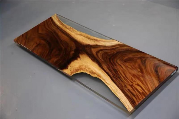 Eettafel Zee Water Rivier Echt hout Riviertafel 180x80 Tafels Epoxyhars Nieuw