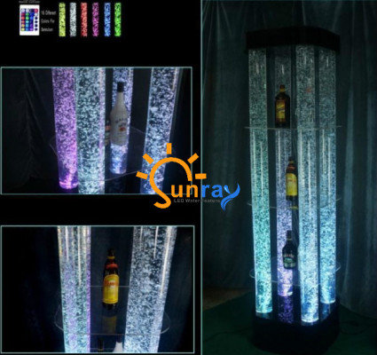Led Water Wall Bar Shelf Column Water Columns Counter Designer