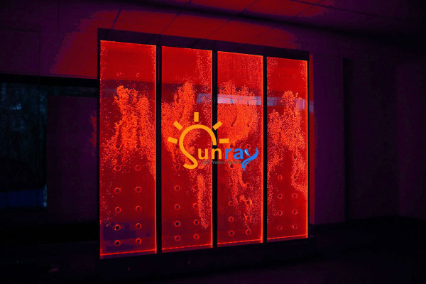 Wandpaneel met waterbellen LED-watermuur Decoratieve designer watermuur