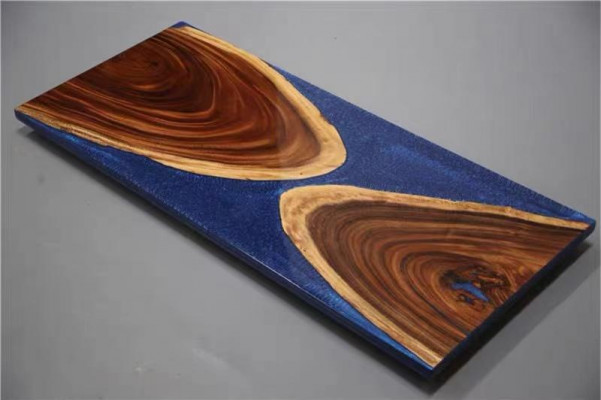 Eettafel 1 m² epoxyhars hout massief meubilair waterval epoxy tafel