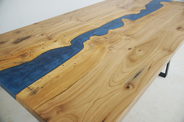 Maatwerk Echte houten Epoxyhars Tafel Epoxy rivier Prijs 1m² Tafels Hars.
