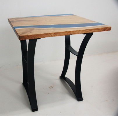 Epoxy Rivier Maatwerk Tafel Epoxyhars Echt Hout Prijs 1m² Tafels Resin