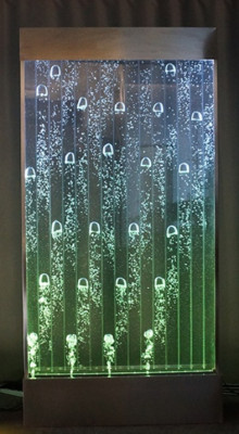 Muurpaneel met waterbellen LED Decoratieve waterwand Ontwerper waterwand