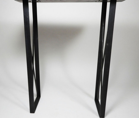Handgemaakt massief salontafel ontwerptafel epoxy-console tafels