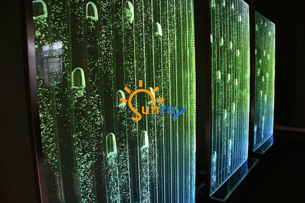 Wandpaneel met waterbellen LED Nieuwe watermuur Designer waterval Verlicht