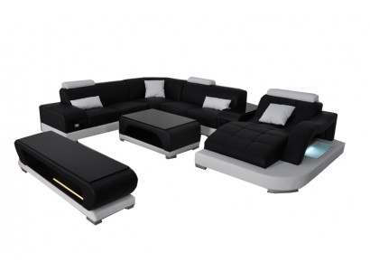 Sofa Bank Bekleding Zitje Hoek Moderne Banken U Vorm Woonlandschap Set Nieuw