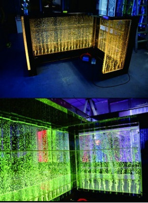 Tafel Water Bar Muur Bar Toonbank Verlichte bartafel Barkruk Led