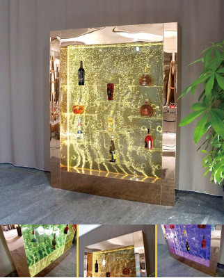 Led watermuur barrek zuil waterkolommen toonbank rekken designer verlicht