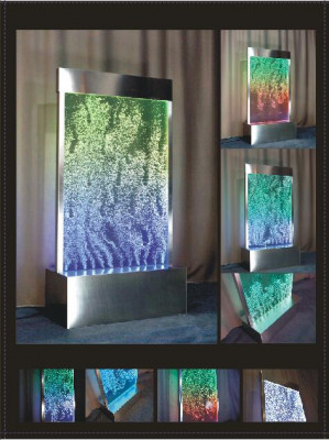 Wandpaneel LED Watermuur Waterwanden Waterbellen Decoratieve Moderne Muur