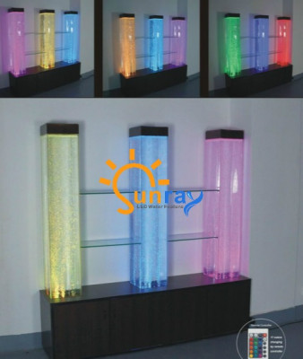 LED rek bar water muur kolom Verlichte waterwanden Bar balie Rek meubels