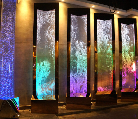 Scheidingswand Plank Kast Decoratieve Watermuur Pijler Muren Waterwand LED