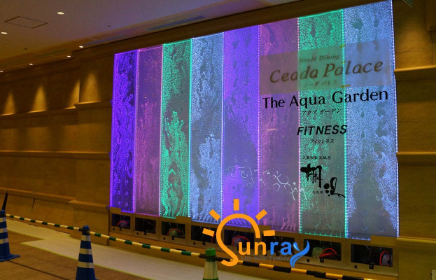 Scheidingswand Plankkast Watermuur Kolom Wanden LED 60x240 Waterwanden Watermuur