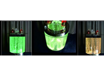 Tafel LED-bar Watermuur Barbalie Rek Meubels Verlichte salontafel