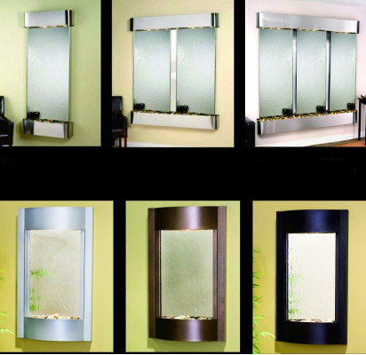 Muur Water Water Muur Pilaar Ondereenheid Plank Vitrine Watervallen