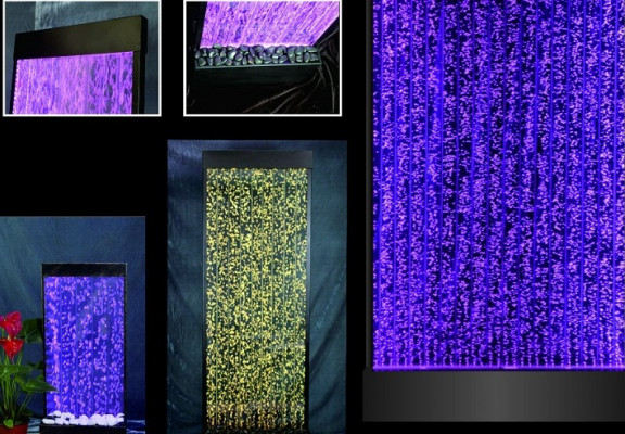 Wandpaneel LED Modern Watermuur Watermuren Waterbellen Decoratieve Muur
