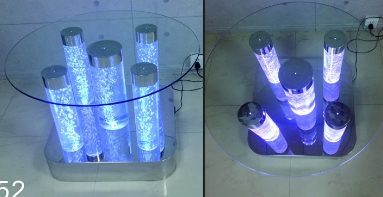 Water Column Design Table Coffee Table Column Water Sofa Tables led