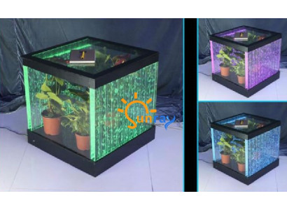 Ontwerp Tafel Salontafel Water Zuil Pilaar Bank Tafels LED Verlicht