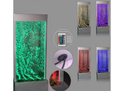 Scheidingswandontwerper roestvrij staal waterkolom zuilen muren LED-wand