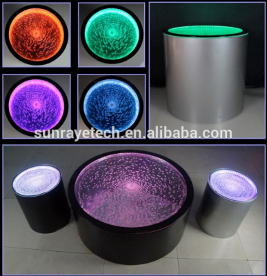 Ontwerptafel Salontafel Decoratie Waterkolommen Pilaar Waterbank tafels LED