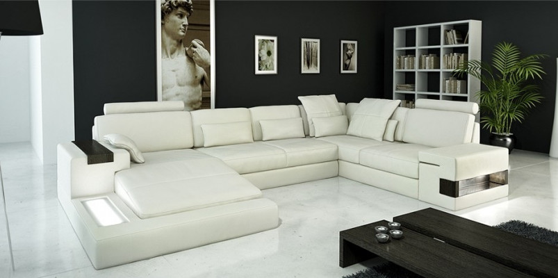 Textiel bankstel USB-bekleding hoekbank lounge set leren bankstel design bankstel
