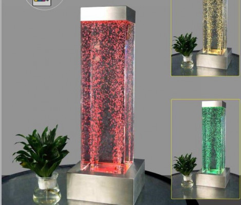 Waterzuil 20x80cm, waterspraakzuil, LED-scheidingswand