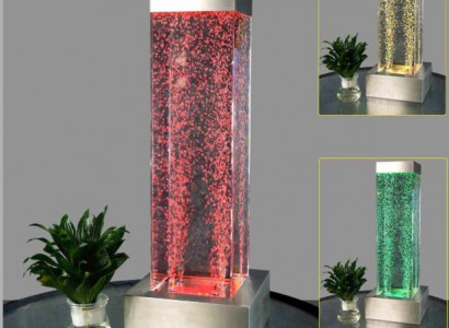 Waterzuil 20x80cm, waterspraakzuil, LED-scheidingswand