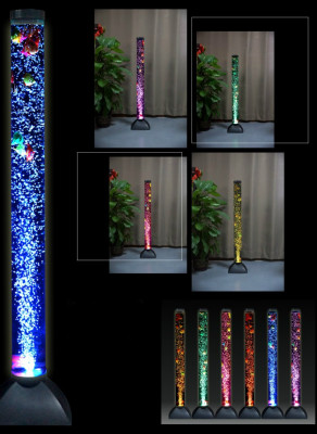 LED waterzuil 120cm lamp helder vis decoratie staande lamp