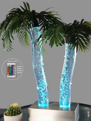Led Waterzuil Palm Kunstplant Plant Waterzuilen Zuil