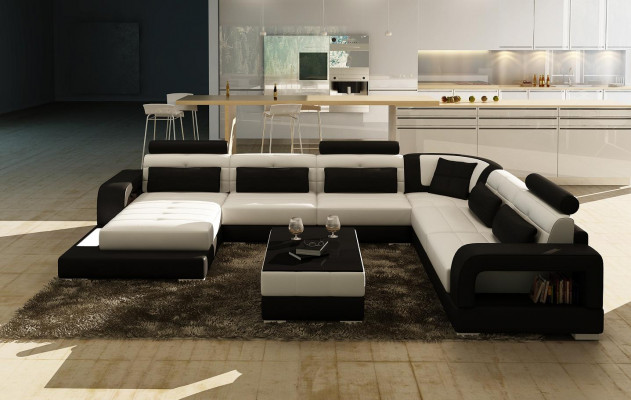 Comfort en stijl met onze moderne XXL U-vorm bank voor de woonkamer.