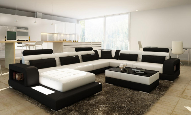 Comfort en stijl met onze moderne XXL U-vorm bank voor de woonkamer.