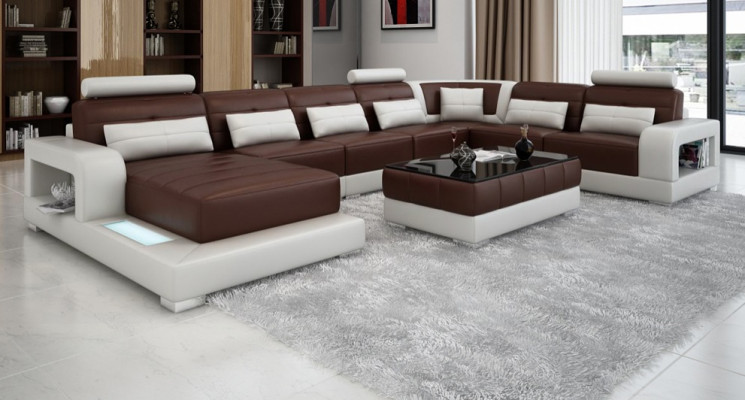 Comfort en stijl met onze moderne XXL U-vorm bank voor de woonkamer.