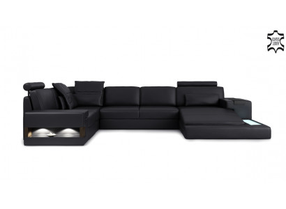 Je hebt de ultieme U-vormige hoekbank: luxe en comfort in perfectie.