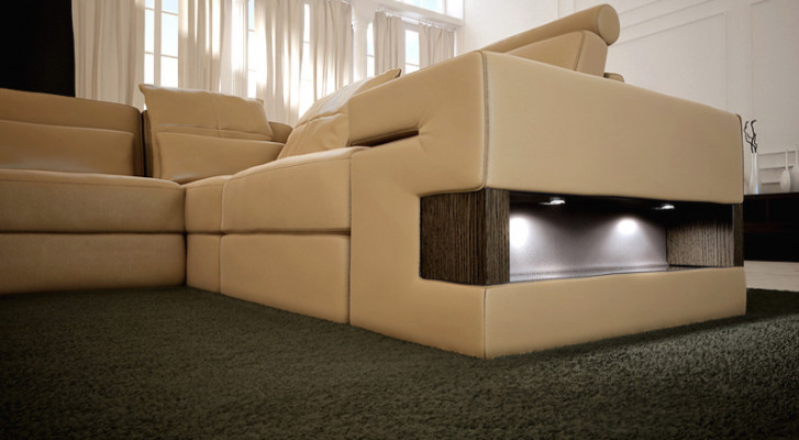 Je hebt de ultieme U-vormige hoekbank: luxe en comfort in perfectie.