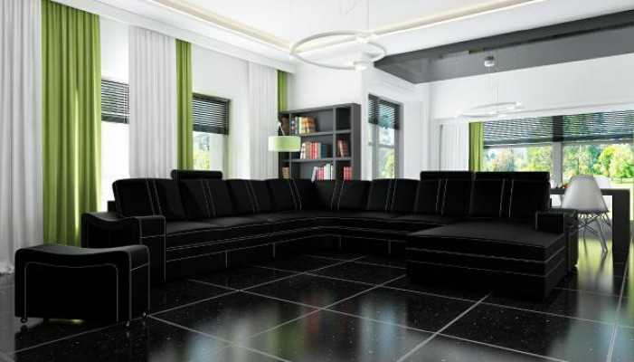 XXL leren bankstel met USB leren bankstel woonlandschap hoekbank Nieuwe set bank leer  XXL leren bankstel met USB leren bankstel woonlandschap hoekbank Nieuwe set bank leer