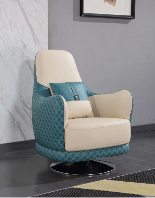 Ontwerpermeubels Bank Bankstel Bekledingsset 6-delige set Leren salontafel