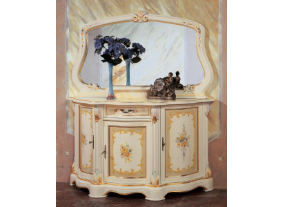 Elegante stijl meubels slaapkamer ladekast kast klassieke dressoir met spiegel