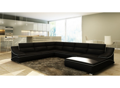 lederen bank bankstel nieuwe 3+2+1 zitsbank set design modern sofa