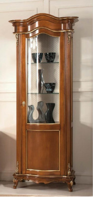 Woonkamer meubels Glazen kast Vitrine Houten vitrines Glazen kast Kasten Planken