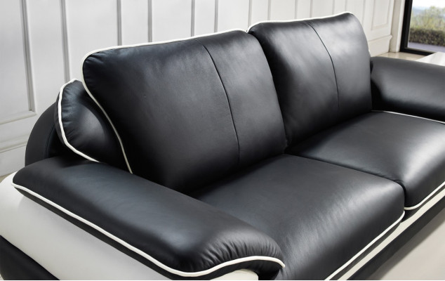 Sofa set Kussenbank + USB set 3+2+1 lederen bankenbanken bankstel Stoelen Set T777