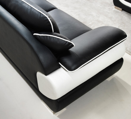 Sofa set Kussenbank + USB set 3+2+1 lederen bankenbanken bankstel Stoelen Set T777