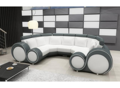 XXL Woonlandschap Leren Bankstel met USB-ontwerp Bekledingsset Bank Hoekbank Big  XXL Woonschap Leren Bankstel met USB-ontwerp Bekledingsset Bank Hoekbank Big