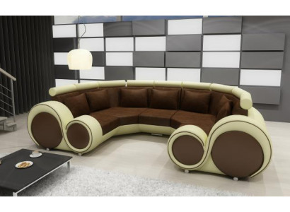 Hoekbank + USB-winkelhoek U-vorm Stof Groot XXL Hoekbank Stof Sofa Nieuw