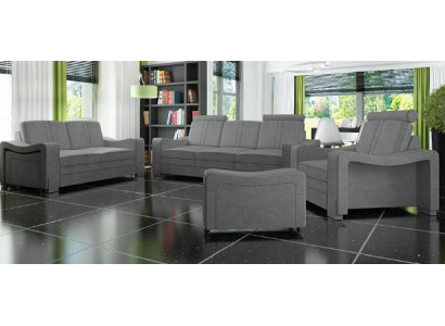Garnituur stoffen bank 3+2+1 bankstel maatwerk bekleding sofa USB textiel