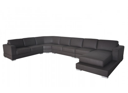 Ontwerp hoekbank gestoffeerde zitcombinatie landschap modern meubilair bankstellen met USB Nieuw