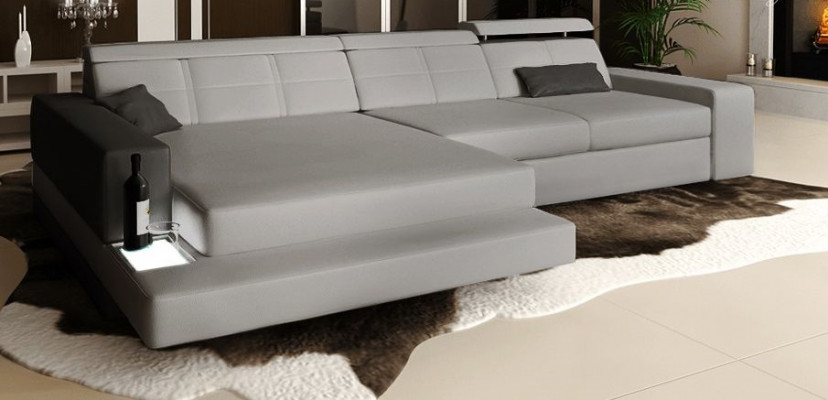 Ontwerp hoekbank L-vorm Bank Bekleding Stof Sofa's Luxe Woonkamer Bank Tweezits.
